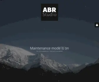 ABR-Studio.com(Site is undergoing maintenance) Screenshot