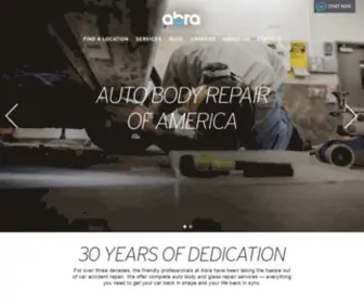 Abraauto.com(ABRA Auto Body & Glass) Screenshot