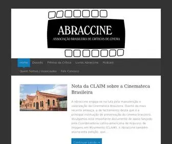 Abraccine.org(Associação Brasileira de Críticos de Cinema) Screenshot