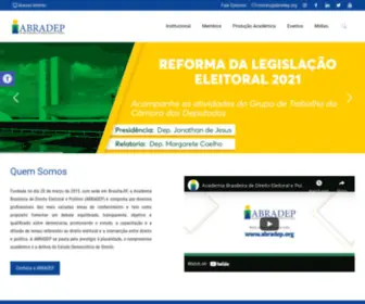 Abradep.org(Academia Brasileira de Direito Eleitoral e Político) Screenshot