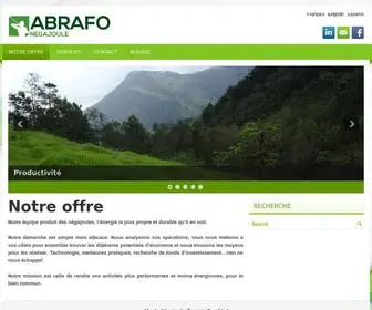 Abrafo-Negajoule.com(Énergie durable) Screenshot