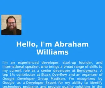 Abrah.am(Abraham Williams) Screenshot