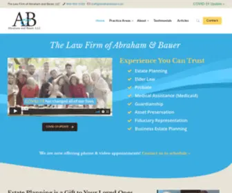 Abrahambauer.com(Estate Planning) Screenshot