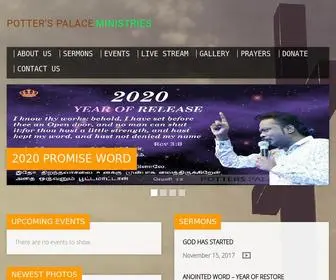 Abrahamcharles.com(Potter's Palace Ministries) Screenshot
