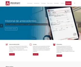Abrahamlaboratorios.com.ar(Abraham Laboratorios) Screenshot