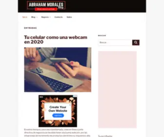Abrahammoca.com(Abraham Morales) Screenshot