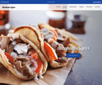 Abrahamsgyros.com(Abraham's Gyros) Screenshot