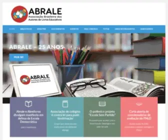 Abrale.com.br(Associação Brasileira dos Autores de Livros Educativos) Screenshot