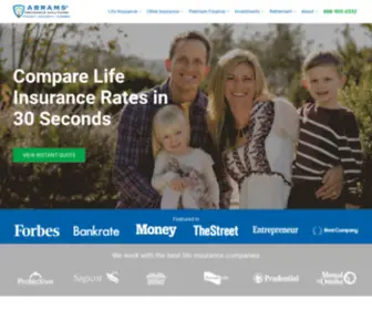 Abramsinc.com(Independent Life Insurance Agent) Screenshot