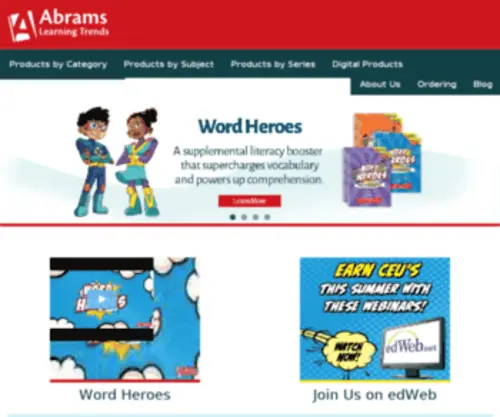 Abramslearningtrends.com(Abrams learning trends) Screenshot