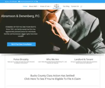 Abramsondenenberg.com(Personal Injury) Screenshot