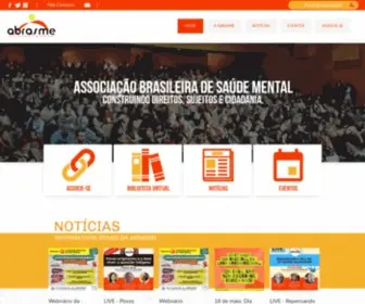 Abrasme.org.br(Página Inicial) Screenshot