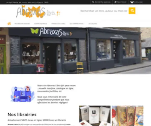 Abraxas-Libris.fr(Abraxas Libris) Screenshot