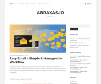 Abraxas.io(Code, Hack, Tech) Screenshot