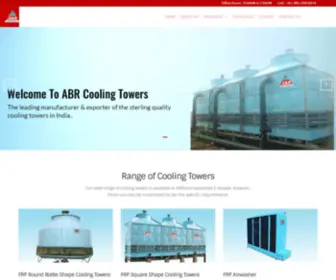 Abrcooling.com(Cooling Tower Manufacturers Delhi/NCR (India)) Screenshot