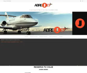 Abrejet.com(Transporte Aéreo) Screenshot