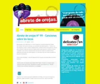 Abretedeorejas.com(Ábrete) Screenshot