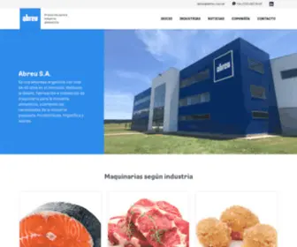 Abreu.com.ar(Innovación aplicada a la industria alimenticia) Screenshot