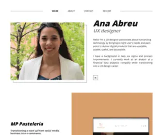 Abreuana.com(Ana's Portfolio) Screenshot