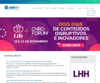 ABRHSP.org.br(ABRH-SP) Screenshot