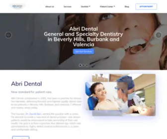 Abridental.com(Abri Dental) Screenshot