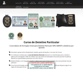 Abrinp.com.br(Curso de Detetive Particular e Investigador Profissional ABRINP) Screenshot