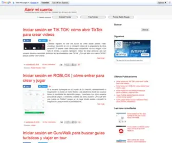 Abrirmicuenta.com(Abrir mi Cuenta) Screenshot