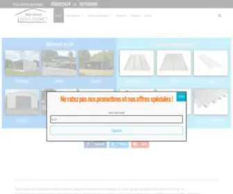 Abris-France.fr(Hangar métallique en kit) Screenshot