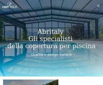 Abritaly.eu(Gli specialisti della copertura per piscina) Screenshot