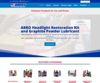 Abro.com(ABRO Industries) Screenshot