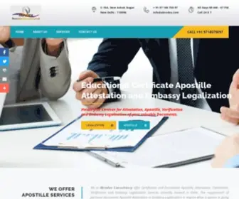 Abrodex.com(Certificate Apostille Attestation) Screenshot