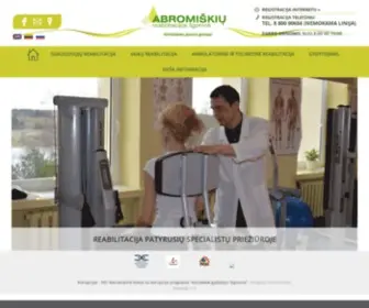 Abromiskes.lt(Abromiškių) Screenshot