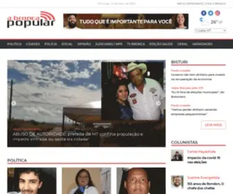 Abroncapopular.com.br(A Bronca Popular) Screenshot