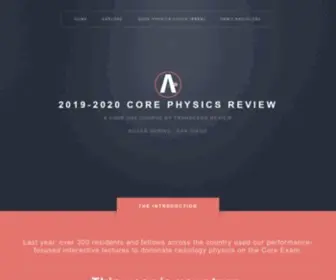 Abrphysicsreview.com(Core Physics Review) Screenshot