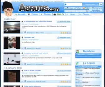 Abrutis.com(OVHcloud accompagne votre évolution grâce au meilleur des infrastructures web) Screenshot