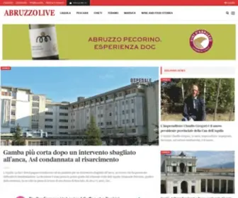 Abruzzolive.it(AbruzzoLive, news e diretta Live dall Abruzzo) Screenshot
