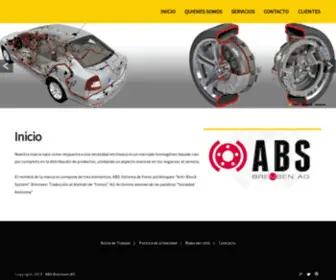 ABS-Bremsen.com(ABS Bdremsen AG) Screenshot