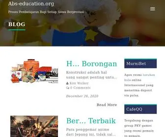 ABS-Education.org(Proses Pembelajaran Bagi Setiap Siswa Berprestasi) Screenshot