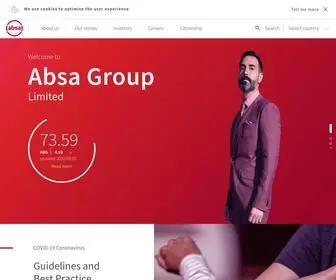 Absa.africa(A leading financial group) Screenshot