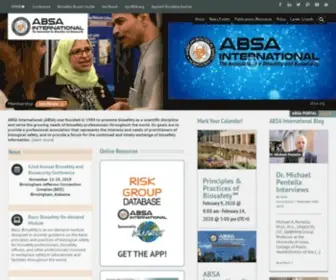 Absa.org(ABSA International (ABSA)) Screenshot