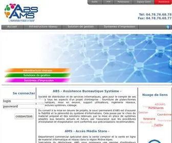 Absams.com(ABSAMS Informatique) Screenshot