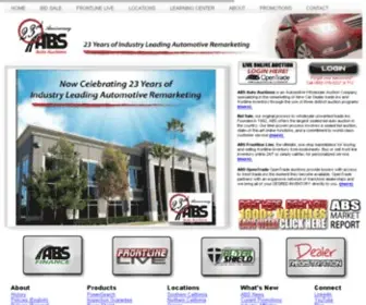 Absautoauctions.com(ABS Auto Auction) Screenshot