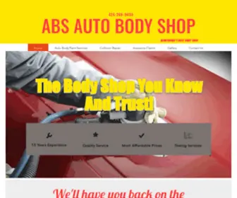 Absbodyshop.com(ABS Auto Body Shop) Screenshot