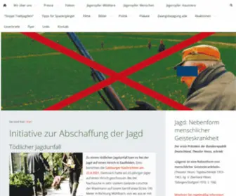 Abschaffung-Der-Jagd.de(Initiative zur Abschaffung der Jagd) Screenshot