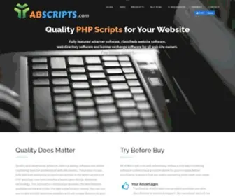 Abscripts.com(Web advertising software) Screenshot