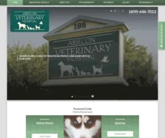 Abseconvet.com(Absecon Veterinary Hospital) Screenshot