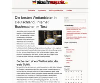 Abseitsmagazin.de(Der Fussballblog) Screenshot