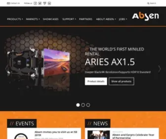 Absen-Europe.com(LED Display) Screenshot