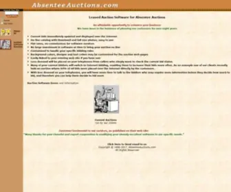 Absenteeauctions.com(Real Time Auction Market) Screenshot