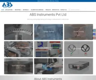 Absinstruments.com(ABS Instruments) Screenshot